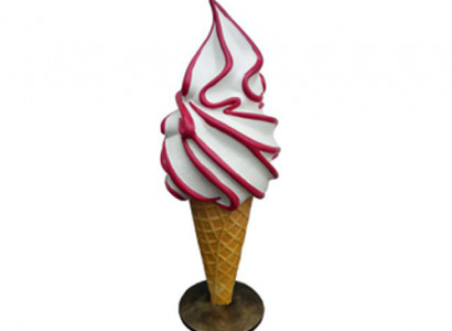 Ice Cream Eisdiele Wand Dekoration Figuren Aufsteller 105cm Neu Gastronomie