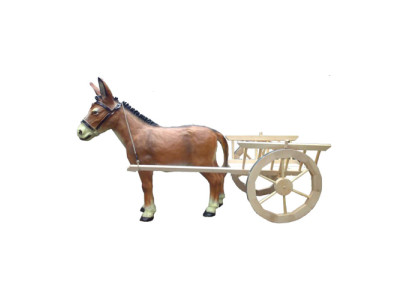 Russischer Hengst Pferd Dekoration Figur Figuren 160cm Statue Skulptur Statuen