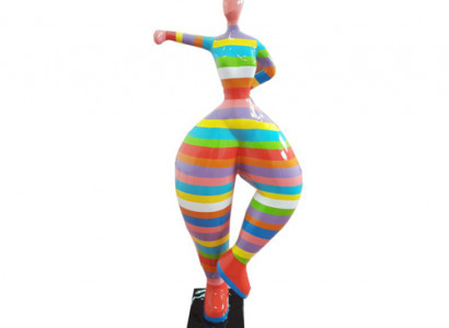 Moderne Figur Ballerina PVC Skulptur Dekoration 85cm Deko Figuren Statuen Neu