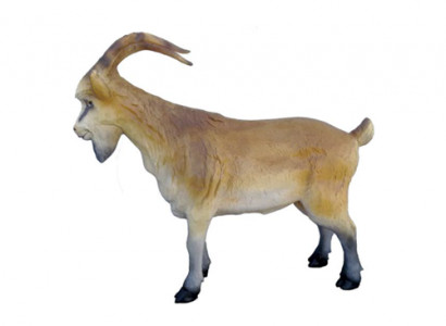 Ziege Dekorative Statue Garten Figuren Statuen 106 cm Lebensgroß Figur Plastik