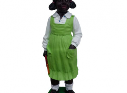 Deko Figur Statue Skulptur 8 cm Figuren Statuen Skulpturen Schwarzes Mädchen P38