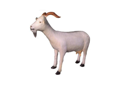 Ziege Dekorative Statue Garten Figuren Statuen 82 cm Lebensgroß Figur