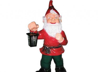 Garten Zwerg 100cm Garten Dekoration Figuren Statuen Figur Hand