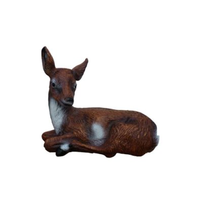 Figuren Skulptur Garten Dekoration Deko Skulptur Statue Rehkitz Hirsch Baby 58cm