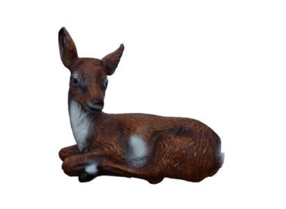 Figuren Skulptur Garten Dekoration Deko Skulptur Statue Rehkitz Hirsch Baby 58cm