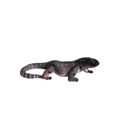 Eidechse Dekorative Statue Garten Figuren Statuen 100cm Lebensgroß Figur Plastik