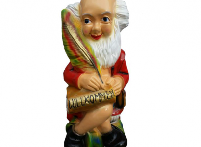 Garten Zwerg 71cm Garten Dekoration Figuren Statuen Figur Hand bemalt Neu