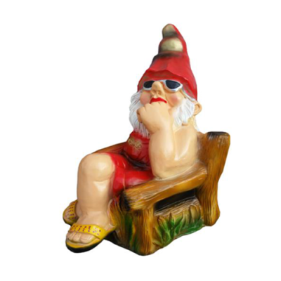 Garten Haus Dekoration Figur Statue Skulpturen Deko Figuren Zwerg Handarbeit K37