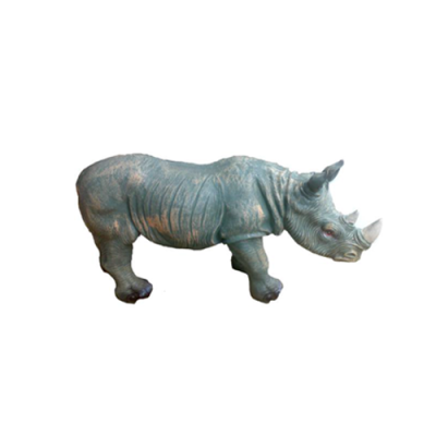 nasshorn Dekorative Statue Garten Figuren Statuen 60cm Lebensgroß Figur Platik