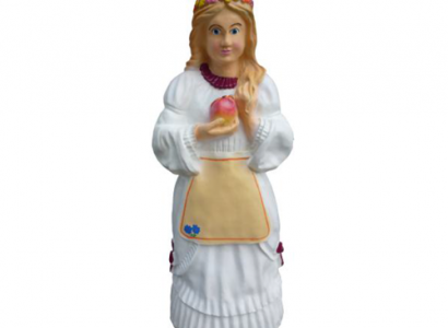 Deko Figur Statue Skulptur 84 cm Figuren Statuen Skulpturen Mädchen Apfel P18