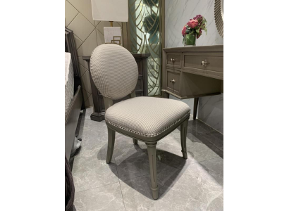 Esszimmer Holz Möbel Stühle Luxus Design Polster Stuhl Sitzmöbel grau Holzstuhl