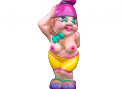 Garten Haus Dekoration Figur Statue Skulpturen Figuren Zwerg Erotischer Sexy K51