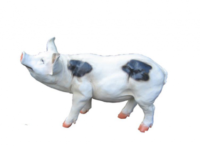 Dekoration Garten Figur Statue Figuren Statuen Deko Neu Skulpturen Schwein 40cm