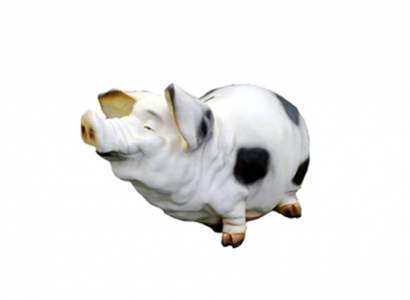 Dekoration Garten Figur Statue Figuren Statuen Neu Skulpturen Schwein 40cm