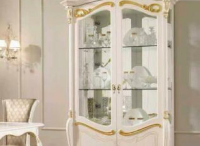 Edle Vitrine Schrank Schaufenster Wohnzimmer Glas Neu Glasschrank Schränke Neu  