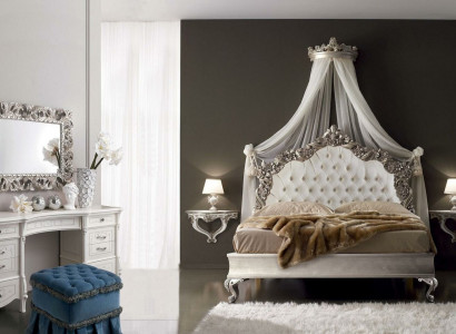 Luxus Chesterfield Betten Königliches Bett Palast Hotel Doppelbett Italien