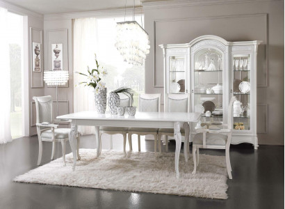 Vitrine Glas Schrank Wohnzimmer Schaufenster 3 türige Vitrinen XXL Hochschrank