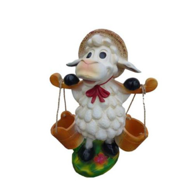 Modern Design Schaf Tier Garten aus 40 cm Dekoration Deko Skulptur