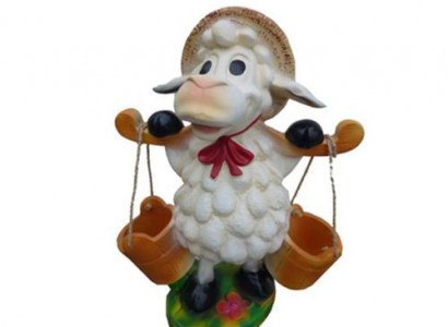 Modern Design Schaf Tier Garten aus 40 cm Dekoration Deko Skulptur