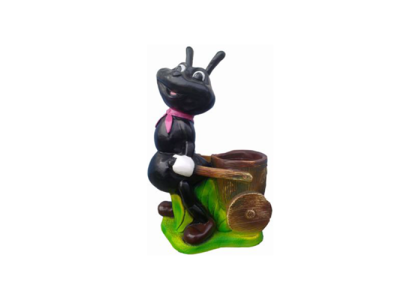 Garten Ameise Garten Dekoration Figuren Statuen Figur Hand bemalt Neu 48 cm