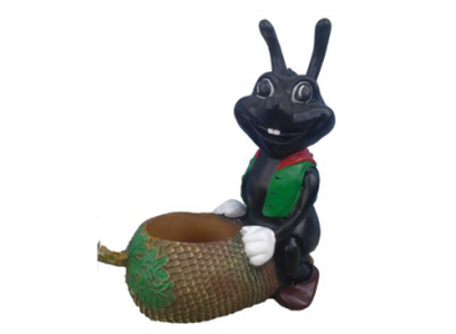 Garten Ameise 47cm Garten Dekoration Figuren Statuen Figur Hand bemalt Neu