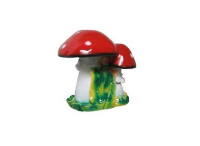 Skulptur Pilz Haus Statue Garten Figuren 45cm Statuen Skulpturen Figur Neu L6
