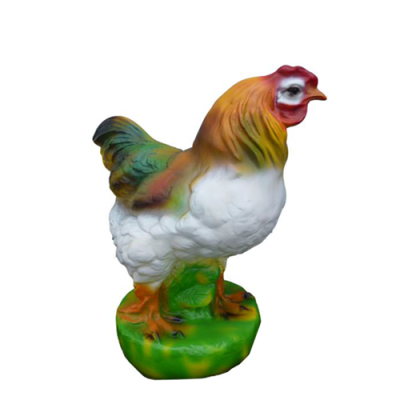 Huhn Vogel Figur Statue Garten Dekoration Skulptur Deko Skulpturen