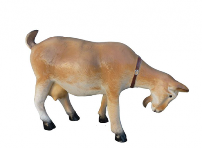 Ziege Figur Statue Garten Dekoration Skulptur Deko Skulpturen