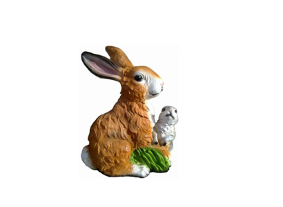 Feldhase Figur Statue Garten Dekoration Skulptur Deko Skulpturen