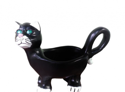 Katzen Figur Statue Garten Dekoration Skulptur Deko Skulpturen