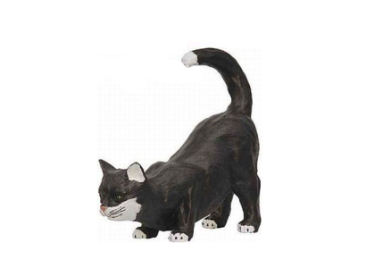 Katzen 40cm Figur Statue Garten Dekoration Skulptur Deko Skulpturen