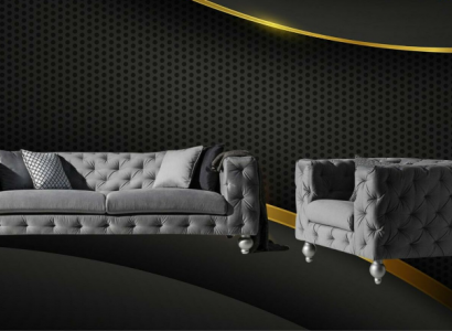 Garnitur Big Set 32 Sitzer Textil Sofa Couch Garnitur Modern Design Wohnzimmer