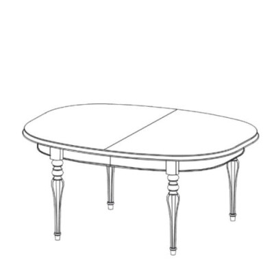 Klassischer Esstisch Ovale Tische Esszimmer Tisch Holz Möbel Luxus Neu