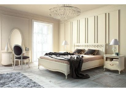 Italisches Stil Set 5tlg Bett Designer Exclusiv Luxus Bett Betten Doppelbett