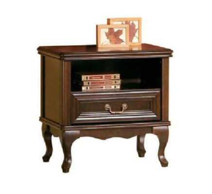 Komplett Schlafzimmer Bett Ehebett Nachttische Kommode Sessel Chippendale Royal