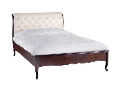 Chesterfield Bett Betten Doppelbett Ehebett Italienische Möbel Holz Leder Textil