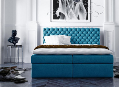 Chesterfield Boxspringbett Doppelbett Ehebett Bett Polsterbett Betten 200x200cm