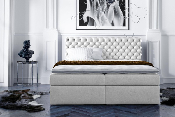 Chesterfield Boxspringbett Doppelbett Ehebett Bett Polsterbett Betten 200x200cm