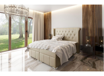 Chesterfield Bett + Bettkasten Boxspring Betten Schlafzimmer Hotel Alle Größen !