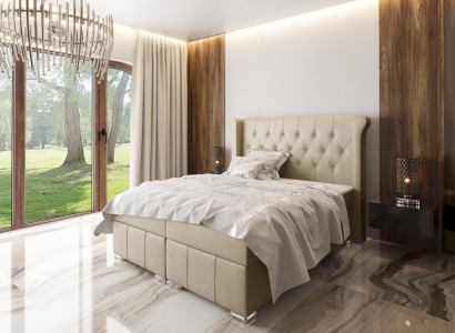 Chesterfield Bett + Bettkasten Boxspring Betten Schlafzimmer Hotel Alle Größen !