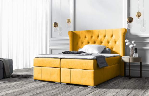 Chesterfield Bett + Bettkasten Boxspring Betten Schlafzimmer Hotel Alle Größen !