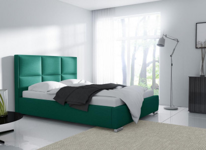 Bett Bettrahmen Grün Doppel Hotel Schlafzimmer Betten Möbel Einrichtung Design