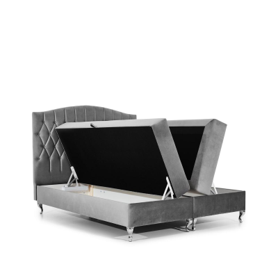 Doppelbett Ehebett Bettgestell Bett Polsterbett Betten Boxspringbett Polyester