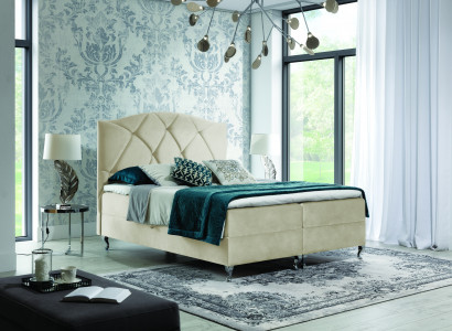 Chesterfield boxspring bett möbel betten king size samt hotel neu schlafzimmer