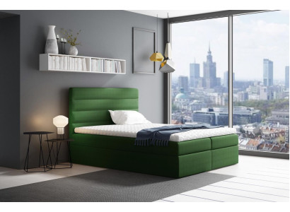 Bett mit Bettkasten Ehebett Betten Grün Polsterbett Boxspringbett Doppelbett Neu