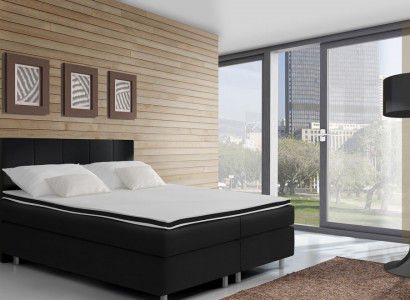 Boxspringbett Betten Bett Polster Kunstleder Designer Hotel Doppel Luxus Design