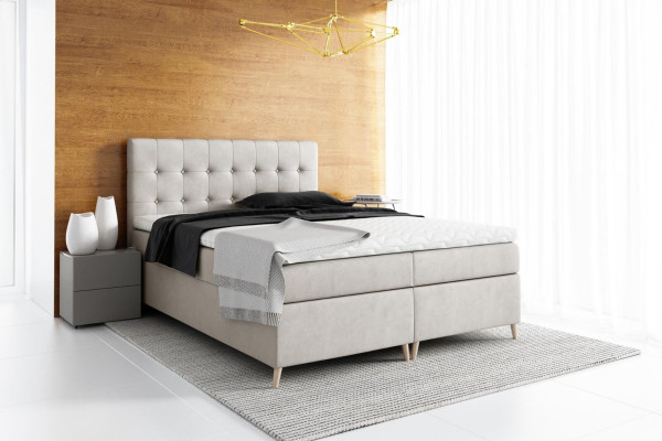 Polsterbett Bett Boxspringbett Design Doppel Hotel Modern Betten Schlafzimmer