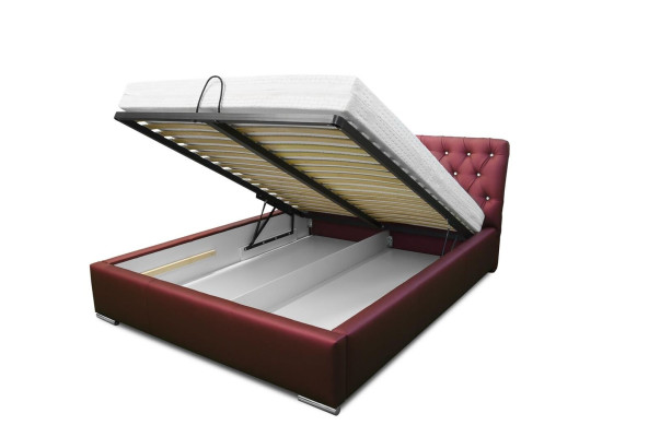 Bettrahmen Bett Doppelbett Ehebett Bettgestell Polsterbett Betten 200x200 Grau