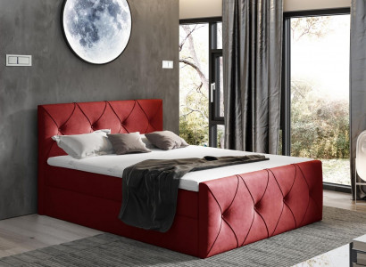 Bettkasten Bett Schlafzimmer Betten Boxspringbett Textil Design Doppel Hotel Neu