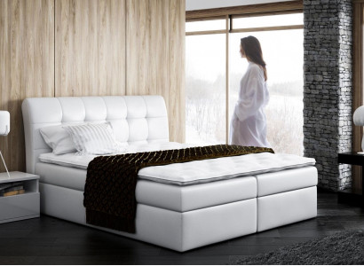 Bettkasten Bett Schlafzimmer Betten Boxspringbett Textil Design Doppel Hotel Neu